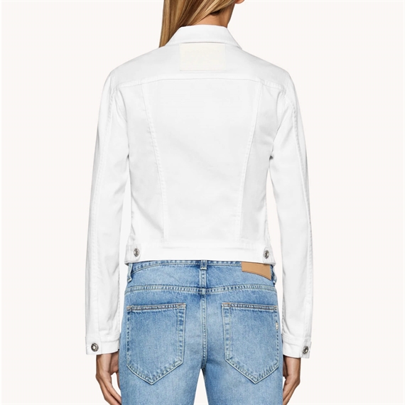 Dondup Giubbino Denimjakke, Hvid